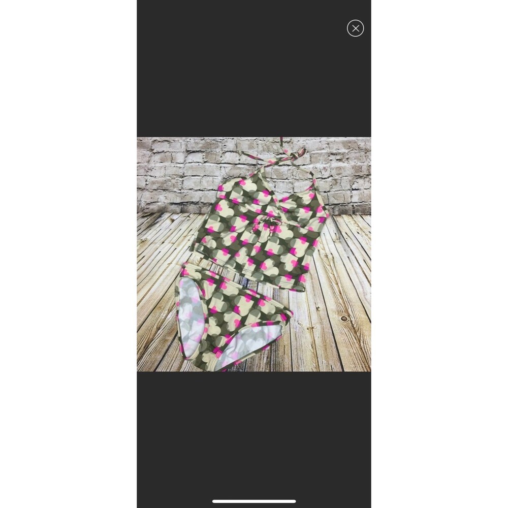Little Girls Crazy 8 Camo Bathing suit Size 7/8 New with tags